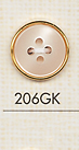 206GK Simple 4-hole Plastic Button DAIYA BUTTON