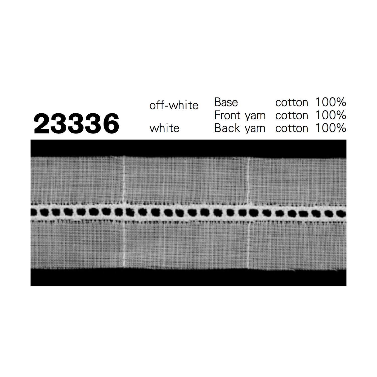 23336 Cotton Fine Insertion Lace Kyowa Lace