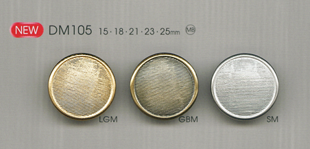 DM105 Simple Metal Button For Jacket DAIYA BUTTON