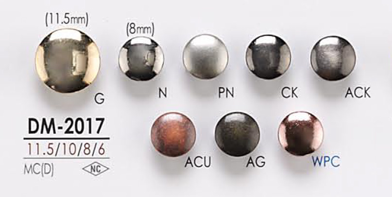 DM2017 Metal Button IRIS