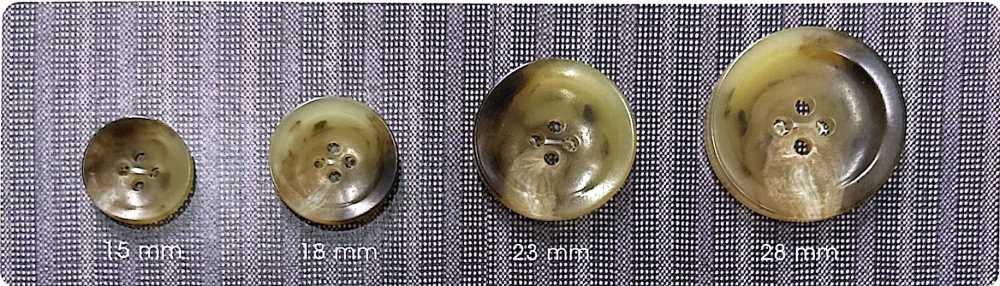 GCOR007 [Buffalo Style] 4 Hole Buttons (Small Size) NITTO Button