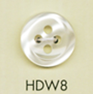 HDW8 DAIYA BUTTONS Impact Resistant HYPER DURABLE "" Series Shell-like Polyester Button "" DAIYA BUTTON