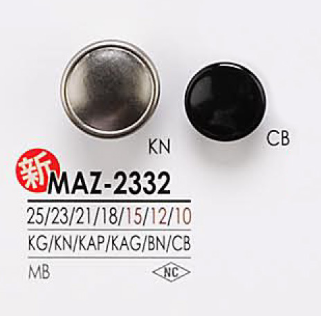 MAZ2332 Metal Button IRIS