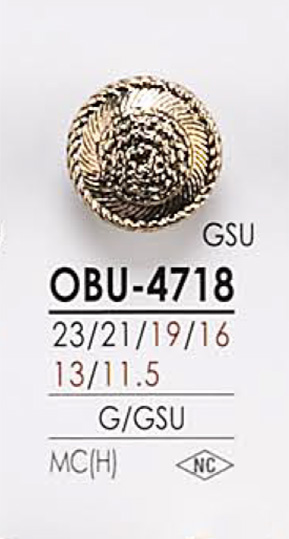 OBU4718 Metal Button IRIS