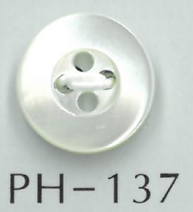 PH137 4-hole Hollow Shell Button Sakamoto Saji Shoten