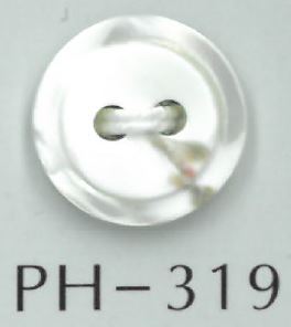 PH319 2-hole Border Shell Button Sakamoto Saji Shoten