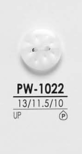 PW1022 Black &amp; Dyeing Shirt Button IRIS