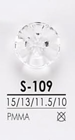 S109 Diamond Cut Button IRIS