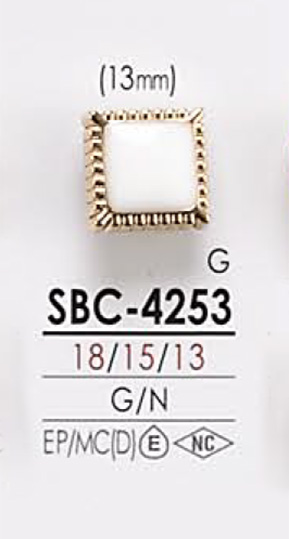 SBC4253 Metal Button For Dyeing IRIS
