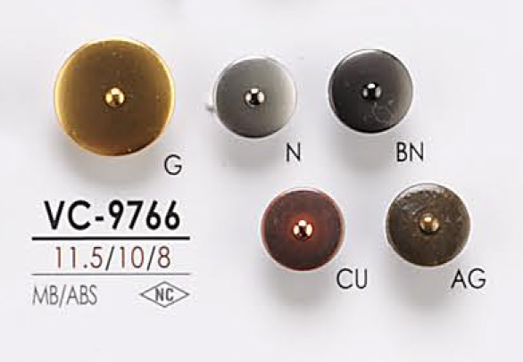 VC9766 Metal Button IRIS