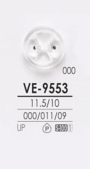 VE9553 Black &amp; Dyeing Button IRIS