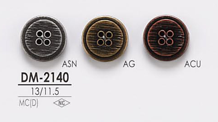 DM2140 4-hole Metal Button For Jackets And Suits IRIS