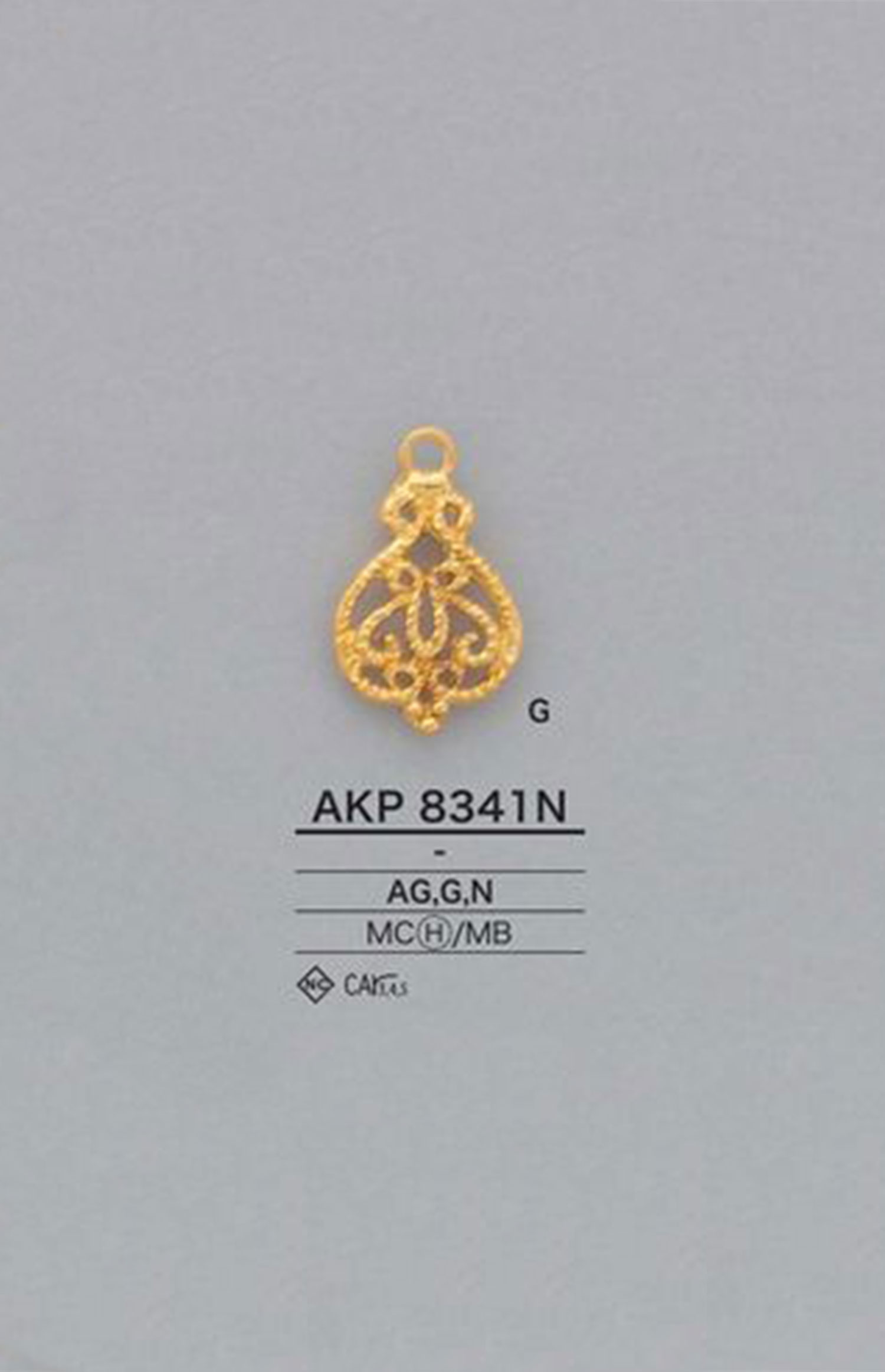 AKP8341N Zipper Point (Pull Tab) IRIS