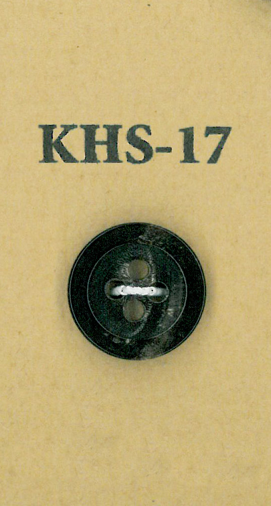 KHS-17 Buffalo Small 4-hole Horn Button Koutoku Button