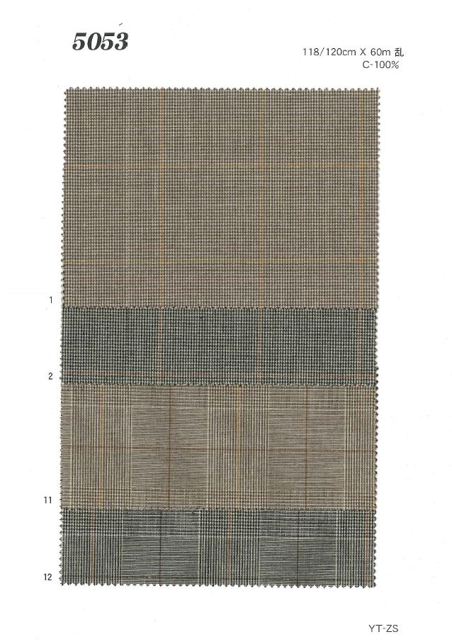 MU5053 Glen Check[Textile / Fabric] Ueyama Textile