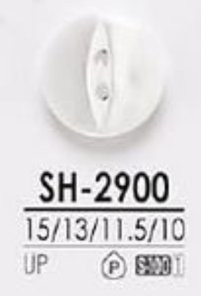 SH-2900 Polyester Resin Front Hole 2 Holes, Glossy Button IRIS