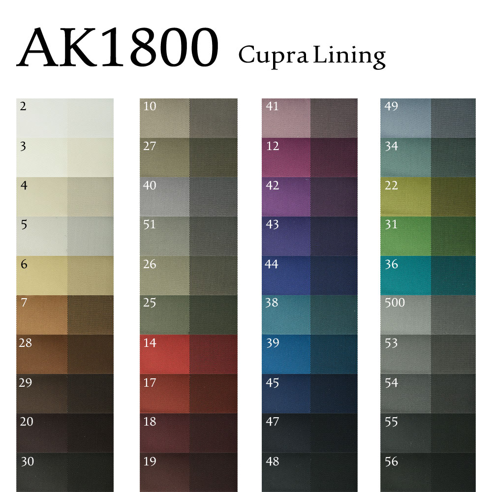 AK1800 Cupra Twill Lining (Bemberg) Asahi KASEI