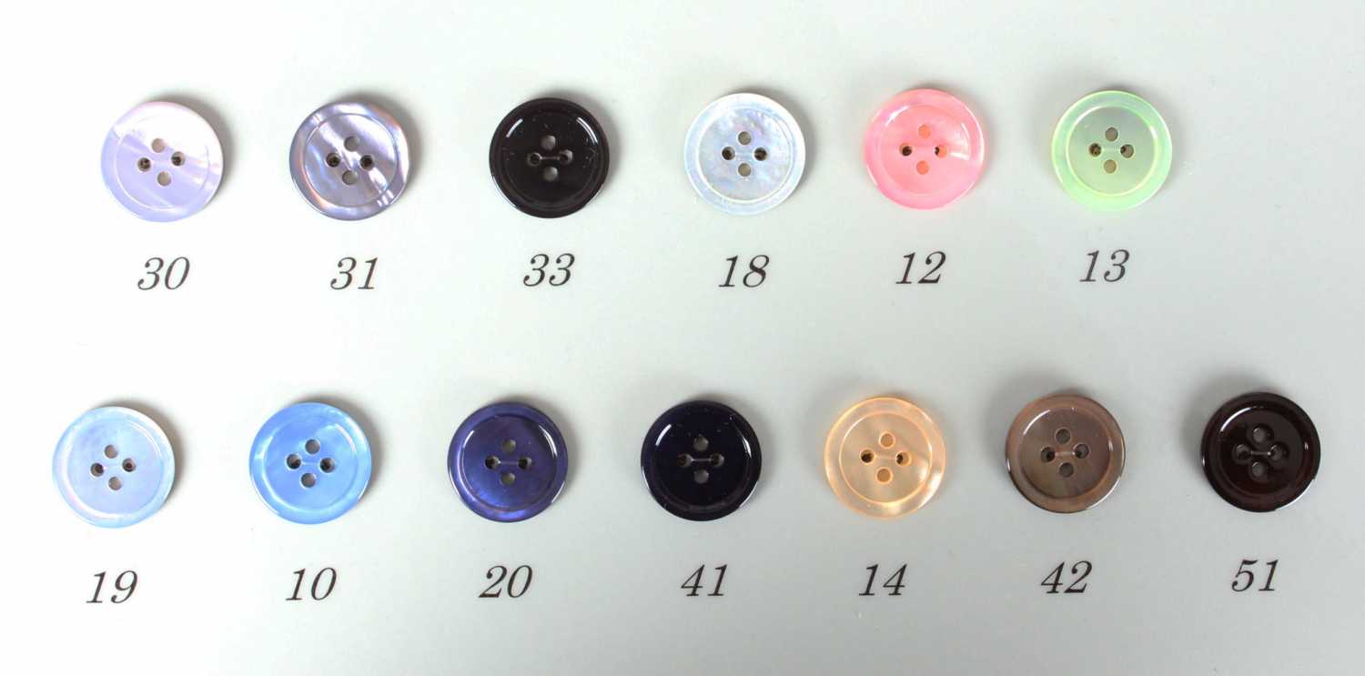 BP17S Domestic Shell Button For Suits And Jackets