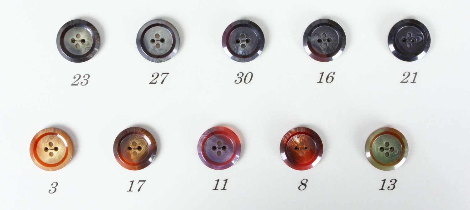 667 Polyester Buttons For Suits And Jackets Made In Italy UBIC SRL