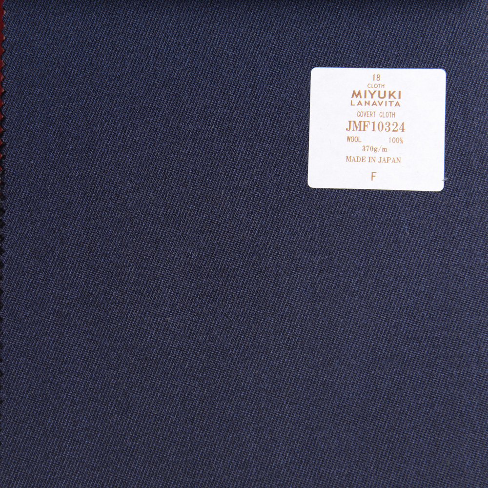JMF10324 Lana Vita Collection Covered Cloth Plain Navy Blue[Textile] Miyuki Keori (Miyuki)