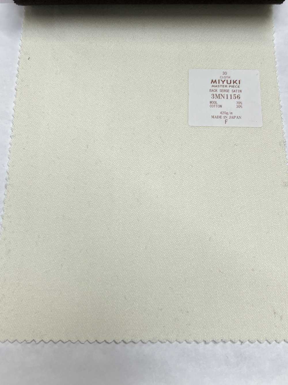 3MN1156 Creative Masterpiece Serge Satin Plain Off-White[Textile] Miyuki Keori (Miyuki)