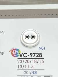 VC9728 Two-hole Eyelet Washer Button For Dyeing IRIS Sub Photo