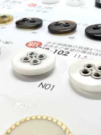 CIP102 4 Hole Eyelet Washer Buttons IRIS Sub Photo