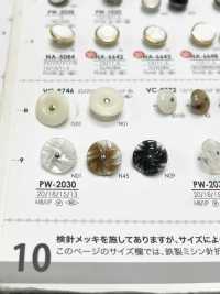 PW2030 Pink Curl Button For Dyeing IRIS Sub Photo