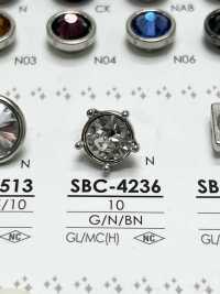 SBC4236 Crystal Stone Button IRIS Sub Photo