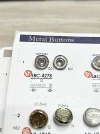 SBC4278 Metal Button For Dyeing IRIS Sub Photo