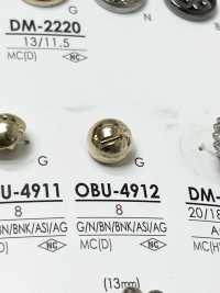 OBU4912 Screw Motif Metal Button IRIS Sub Photo