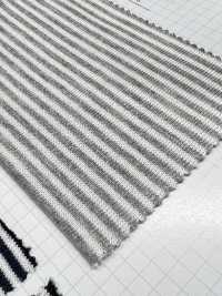 107 Yarn-dyed 40/2 Cotton Jersey Horizontal Stripes[Textile / Fabric] VANCET Sub Photo