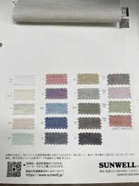 14081 Yarn-dyed Organic Cotton 40s Top Gauze[Textile / Fabric] SUNWELL Sub Photo