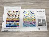 28066 Paralym Art Loomstate Print & # 65374; Fleur Et Papillon & # 65374;[Textile / Fabric] SUNWELL Sub Photo