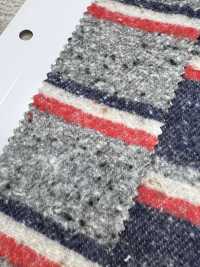 26010 Yarn-dyed Jazz NEP Multi-horizontal Stripe Fuzzy[Textile / Fabric] SUNWELL Sub Photo