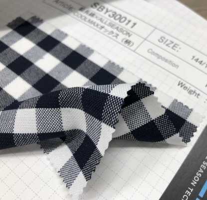 SBY30011 Super Long Cotton X ALL SEASON COOLMAX Oxford(Pattern)[Textile / Fabric] SHIBAYA Sub Photo