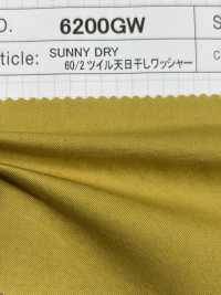 6200GW SUNNY DRY 60/2 Twill Sun-dried Washer Processing[Textile / Fabric] SHIBAYA Sub Photo