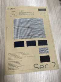 5-92668 TRABEST Soft Touch Melange Glen Check[Textile / Fabric] Takisada Nagoya Sub Photo