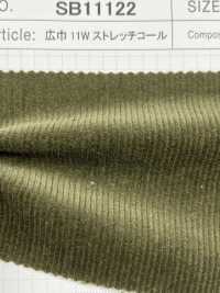 SB11122 Wide Width 11W Stretch Corduroy[Textile / Fabric] SHIBAYA Sub Photo