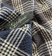 3-2538CHECK SUBALPINO Shear Seersucker Check[Textile / Fabric] Takisada Nagoya Sub Photo