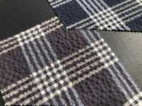 3-2538CHECK SUBALPINO Shear Seersucker Check[Textile / Fabric] Takisada Nagoya Sub Photo