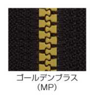 5VSMPOR Vislon Metallic Zipper Size 5 Golden Brass Open YKK Sub Photo