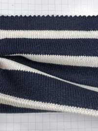 326 20/2 Yarn-dyed Cotton Jersey Horizontal Stripes[Textile / Fabric] VANCET Sub Photo