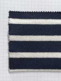 326 20/2 Yarn-dyed Cotton Jersey Horizontal Stripes[Textile / Fabric] VANCET Sub Photo