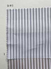 5402 50 Single Thread X 80 Thread Broadcloth Stripe Silk Protein Processing[Textile / Fabric] VANCET Sub Photo