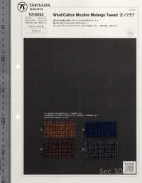 1010052 RE: NEWOOL® Wool / Cotton Melange Tweed Gun Club Check[Textile / Fabric] Takisada Nagoya Sub Photo