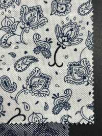 1077935 T / C Moss Stitch Paisley Print[Textile / Fabric] Takisada Nagoya Sub Photo
