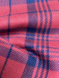 AN-9208SP Indigo Twill Check (Fuzzy)[Textile / Fabric] ARINOBE CO., LTD. Sub Photo