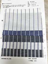 AN-9243 Cotton Wool Twill Stripe[Textile / Fabric] ARINOBE CO., LTD. Sub Photo