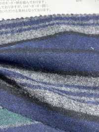 AN-9273 Cotton Wool Twill Horizontal Stripes[Textile / Fabric] ARINOBE CO., LTD. Sub Photo